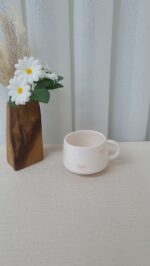 ست چای‌خوری سرامیکی طرح پاپیون صورتی - تصویر 4